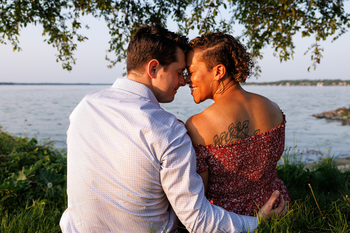 Madison_Wedding_Photographers authentic couples engagement session Maureen Cassidy Photography Olin park LGBTQIA